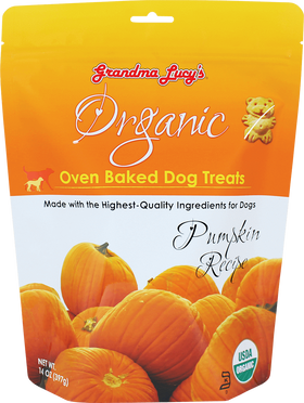 Grandma Lucy's Organic Pumpkin Oven Baked Dog Treats
