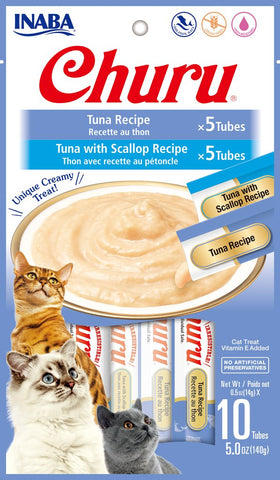 Inaba - Churu Purees - Tuna Varieties (Treat for Cats)