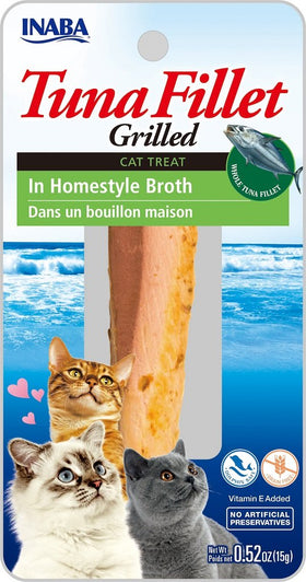 Inaba - Tuna Fillet - Tuna in Homestyle Broth (Treat for Cats)