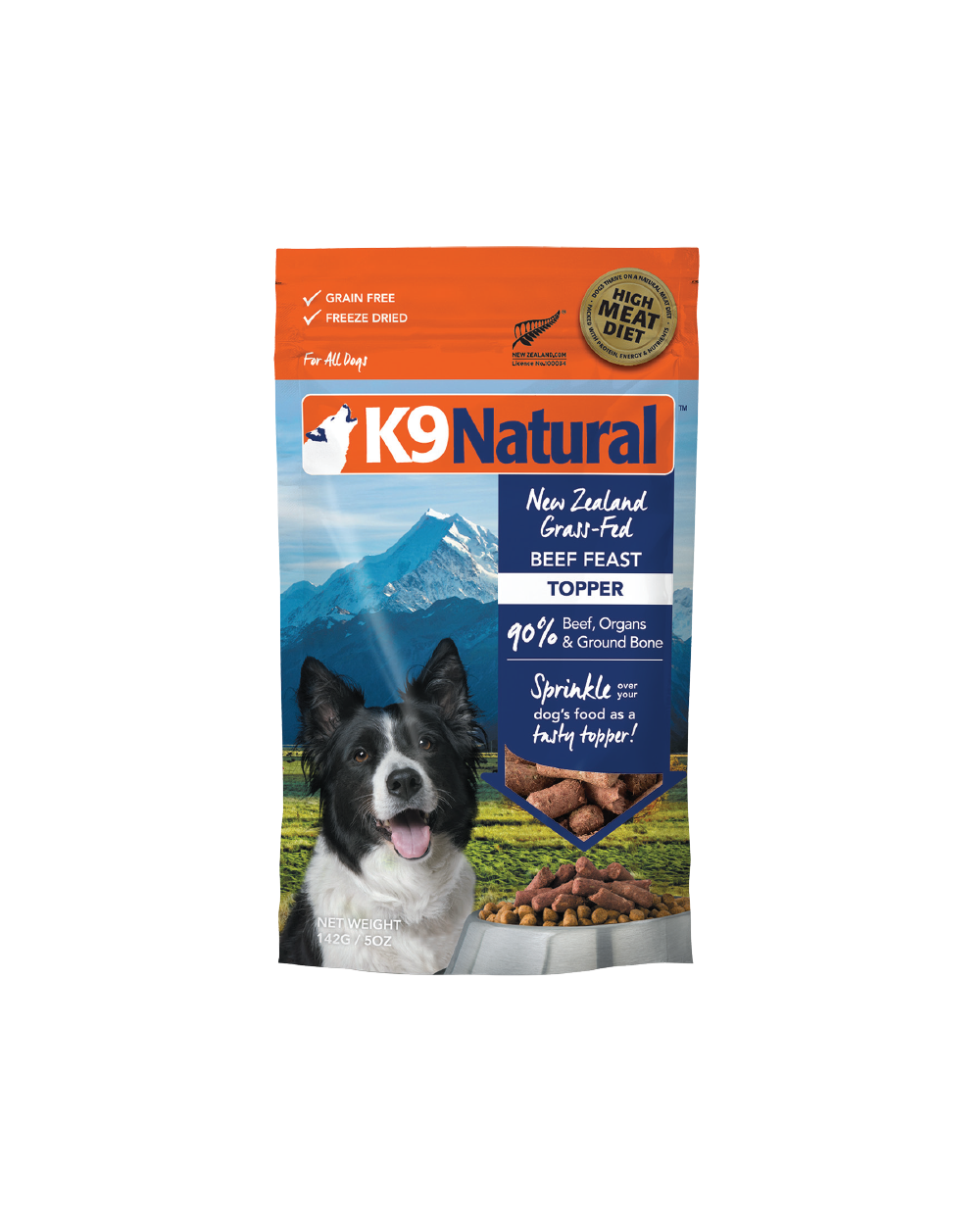K9 Natural - Beef Freeze-Dried Dog Food Topper