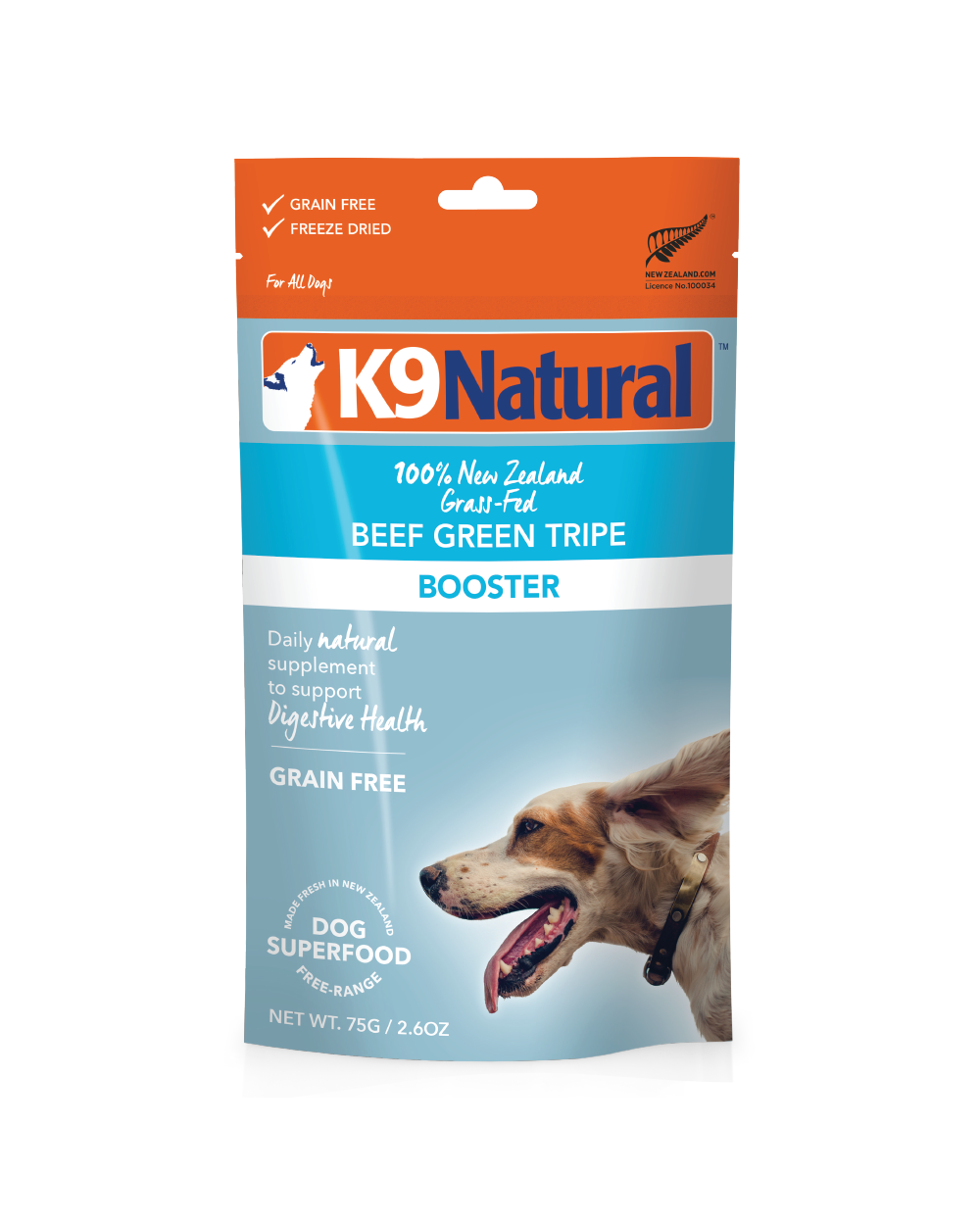 K9 Natural - Beef Green Tripe Freeze-Dried Dog Food Booster-ARMOR THE POOCH