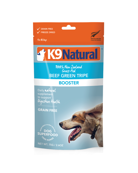 K9 Natural - Beef Green Tripe Freeze-Dried Dog Food Booster-ARMOR THE POOCH