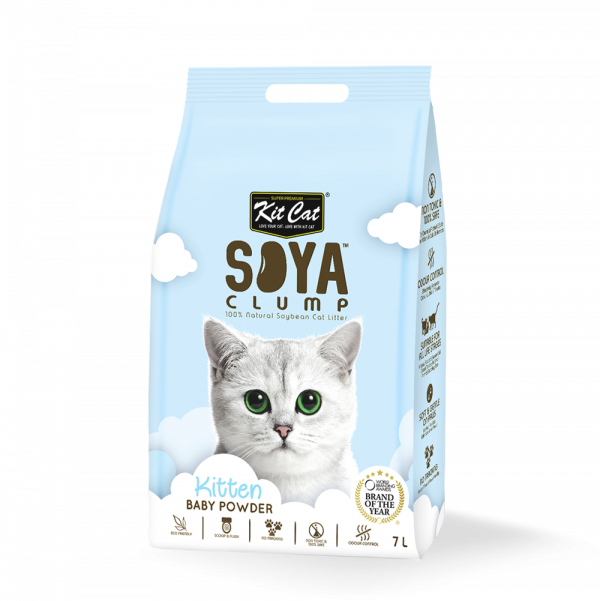 Kit Cat | Soybean Litter Soya Clump Baby Powder | Tofu Cat Litter