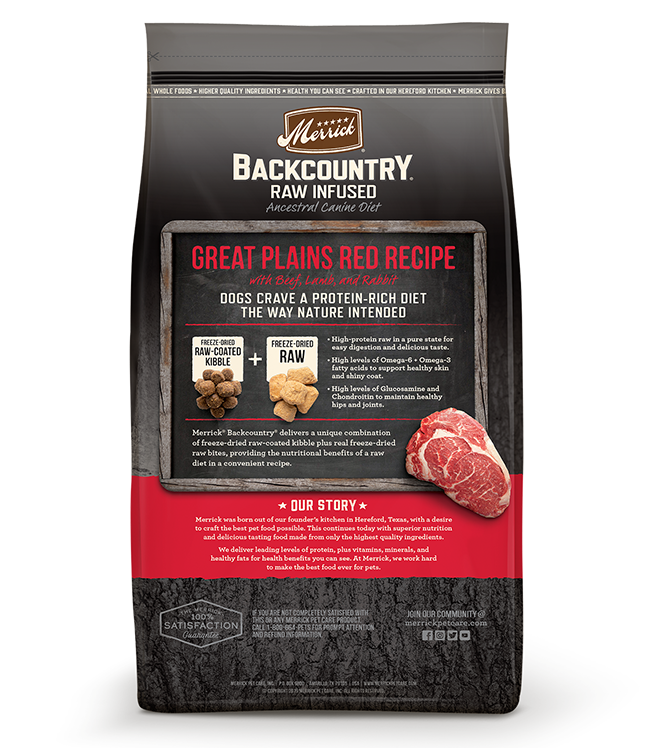 Merrick - Backcountry Raw Infused Great Plains Red Recipe (Grain Free Adult Dry Dog Food)