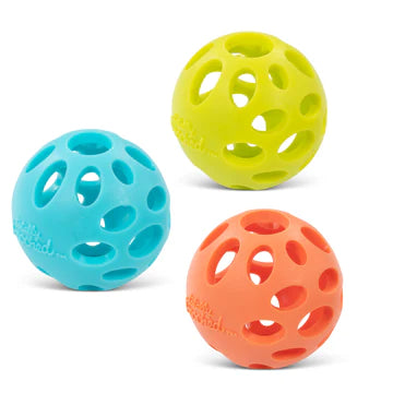 Messy Mutts | Totally Pooched | Huff'n Puff Ball 3.1" | Dog Toy