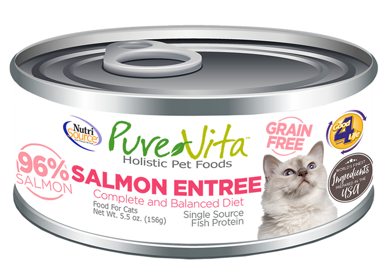NutriSource | PureVita | Limited Ingredient Salmon Entree | Wet Cat Food Near Me Toronto | ARMOR THE POOCH