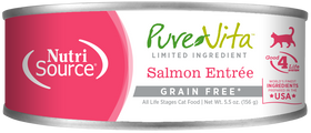NutriSource | PureVita | Limited Ingredient Salmon Entree | Wet Cat Food Near Me Toronto | ARMOR THE POOCH
