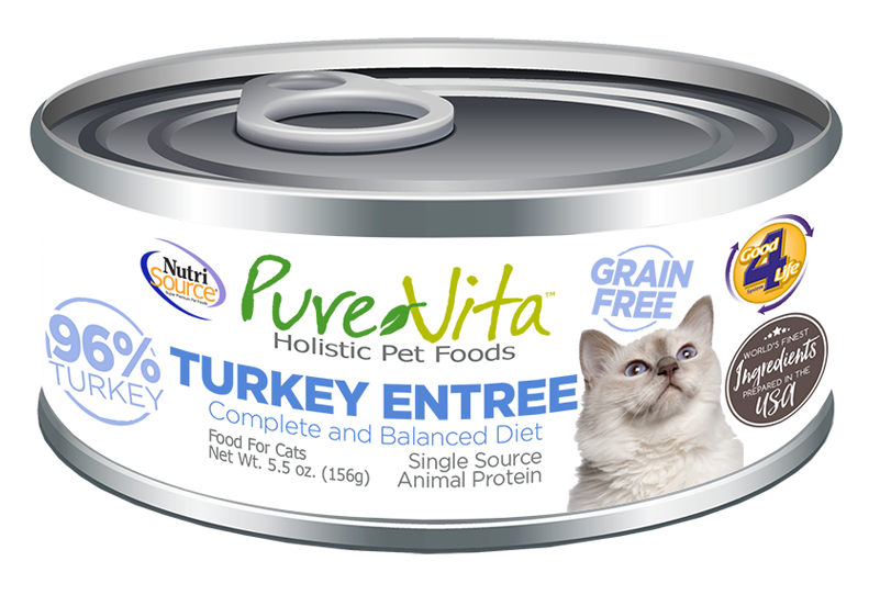 NutriSource | PureVita | Limited Ingredient Turkey Entree | Wet Cat Food Near Me Toronto | ARMOR THE POOCH