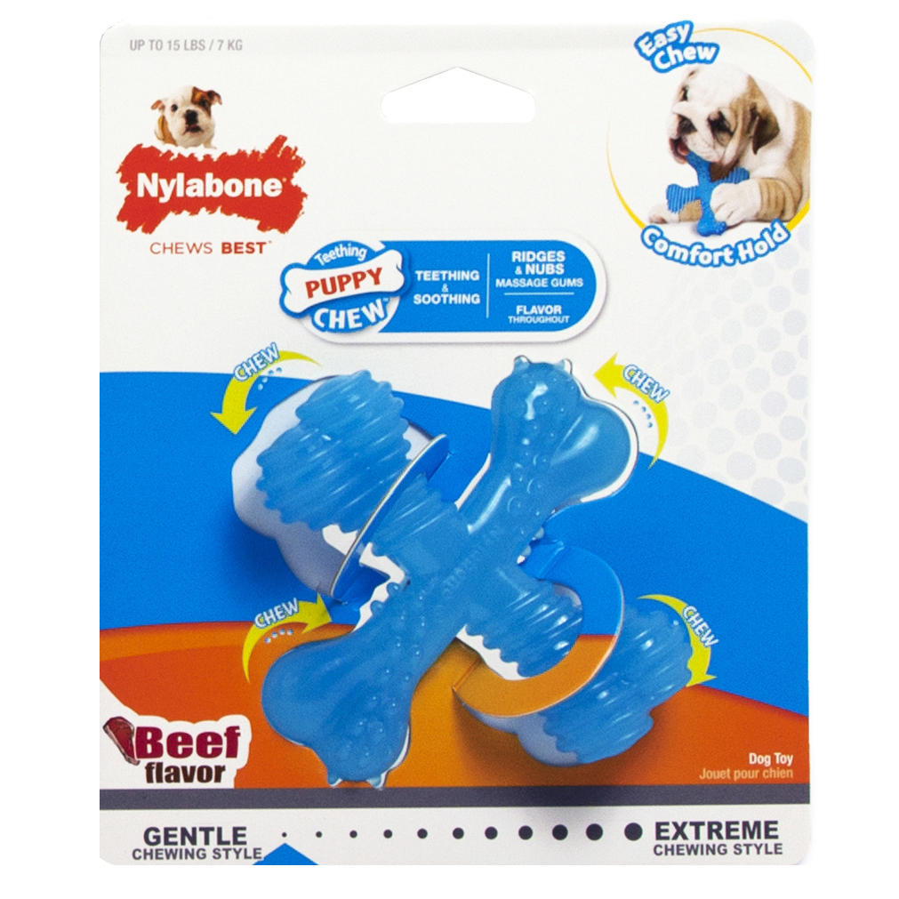 Nylabone - Puppy Chew X Bone Chew Toy