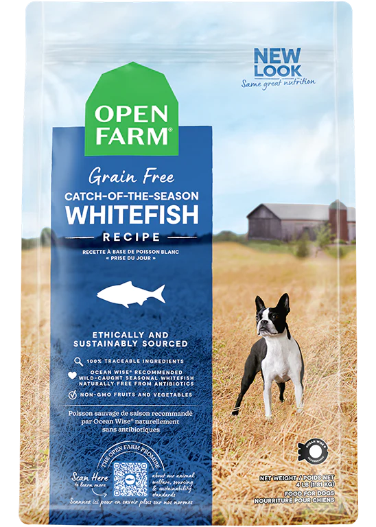 Open Farm | Catch of the Season Whitefish Dry Dog Food | Pet Food Stores Near Me Markham | ARMOR THE POOCH