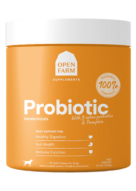 Open Farm | Probiotic Supplement Chews | Supplement for Dogs | ARMOR THE POOCH