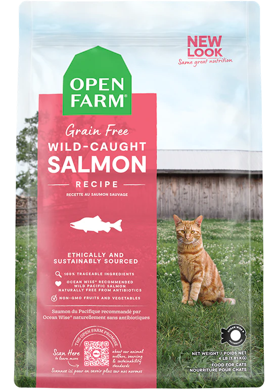 Open Farm | Wild Caught Salmon | Dry Cat Food Near Me | ARMOR THE POOCH