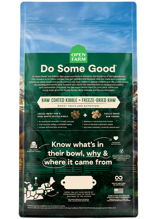 Open Farm | Open Prairie Grain-Free RawMix | Dry Cat Food Near Me Toronto | ARMOR THE POOCH