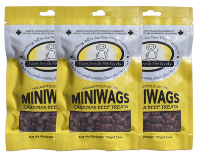 Products Farm Fresh - Miniwags Canadian Beef Treat