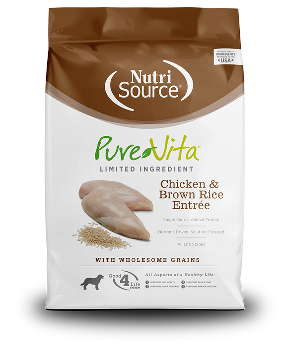 PureVita - Chicken & Brown Rice Entrée (Dry Dog Food)