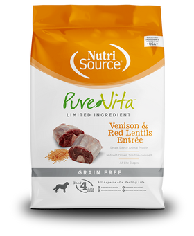 PureVita - Grain Free Venison & Red Lentils Entrée (Dry Dog Food)