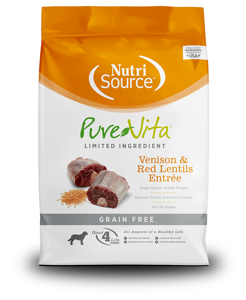 PureVita - Grain Free Venison & Red Lentils Entrée (Dry Dog Food)