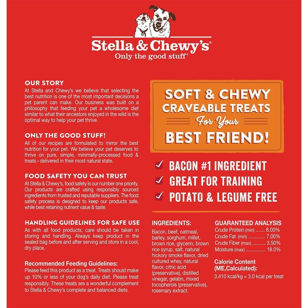 Stella & Chewy's -  Crav'N Bac'N Bites Bacon & Beef Recipe (Dog Treats)