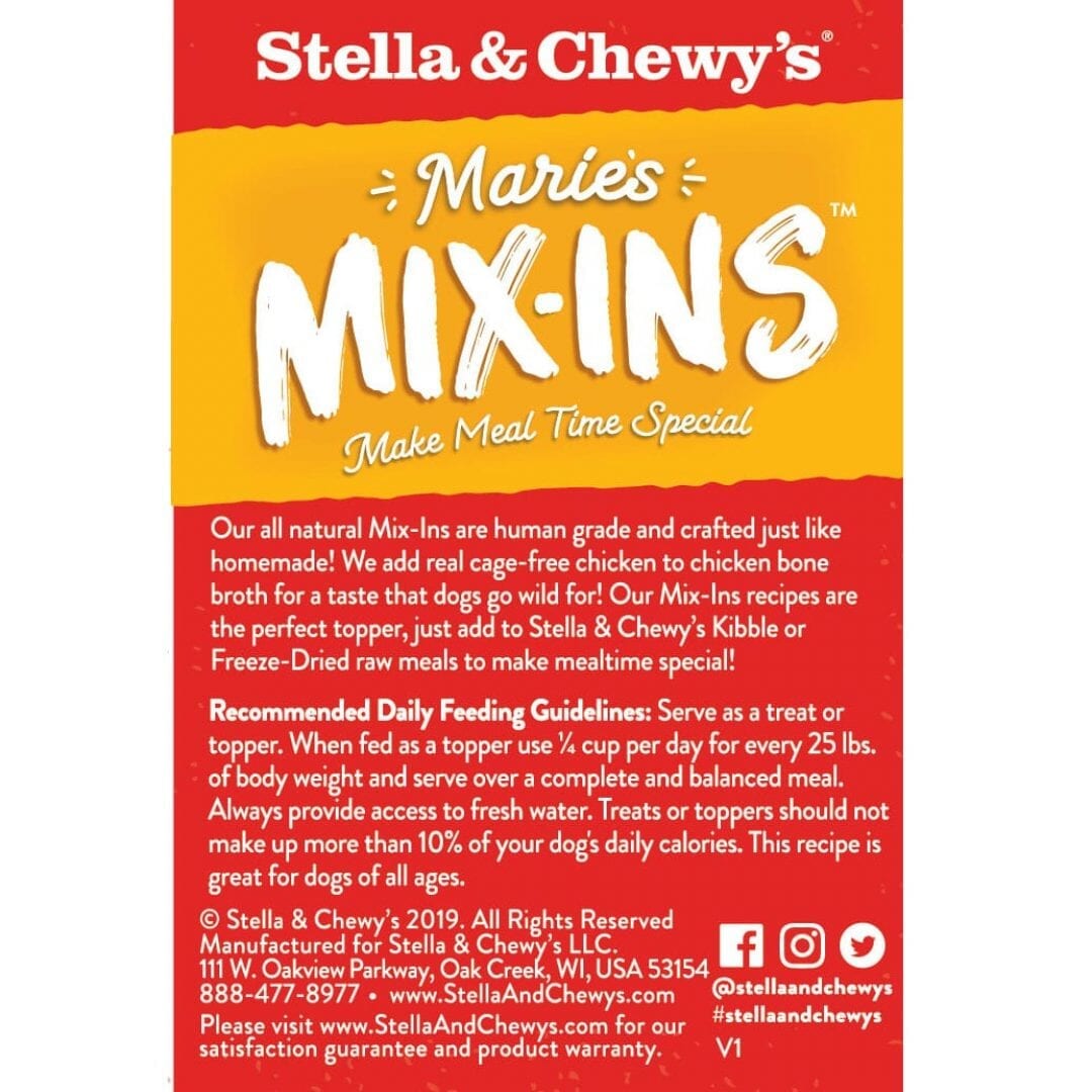 Stella & Chewy's - Marie's Mix-ins Chicken & Pumpkin Recipe (Wet Dog Food)