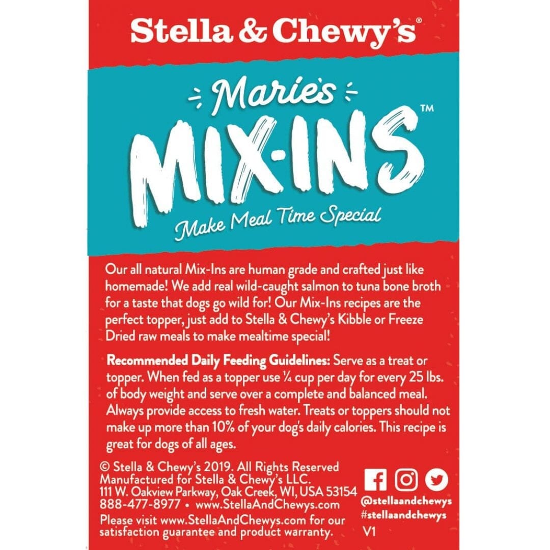 Stella & Chewy's - Marie's Mix-ins Salmon & Pumpkin Recipe (Wet Dog Food)