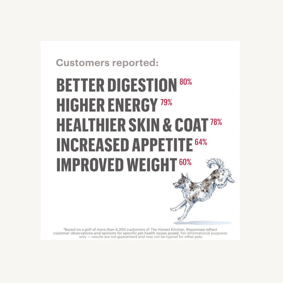 The Honest Kitchen - Dehydrated - Grain Free Fruit & Veggie Based Mix (Dog Food)