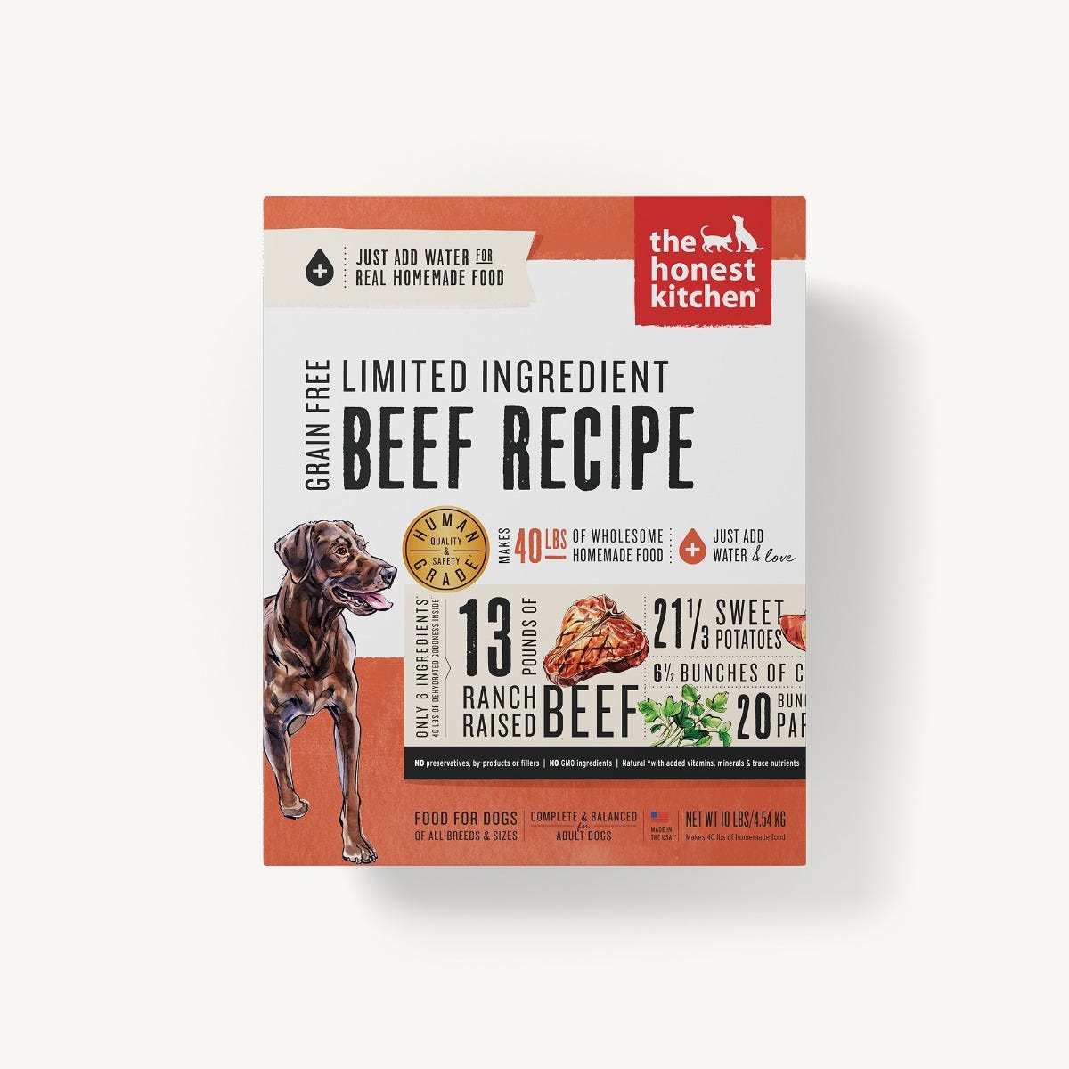 The Honest Kitchen - Dehydrated - Limited Ingredient Beef Recipe (Dog Food)
