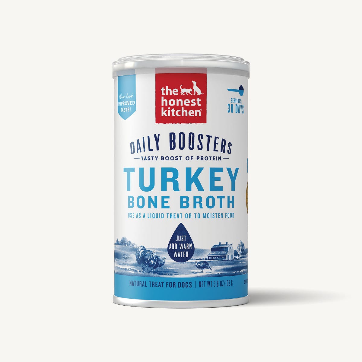 The Honest Kitchen - Instant Bone Broth - Turkey & Turmeric (Dog)