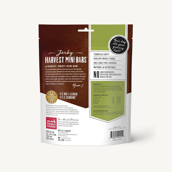 The Honest Kitchen - Jerky Harvest Mini Bars - Chicken Recipe with Apples & Blueberries