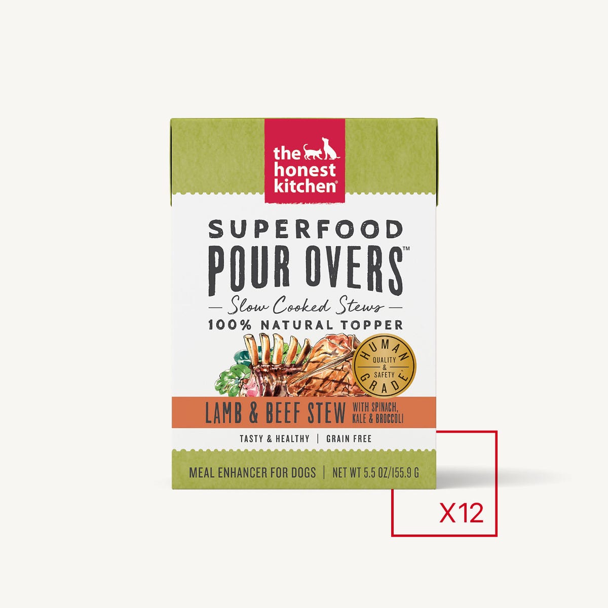 The Honest Kitchen - Superfood Pour Overs - Lamb & Beef (Wet Dog Food)