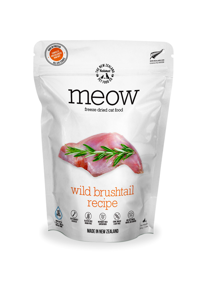 Natural pet shop cat food