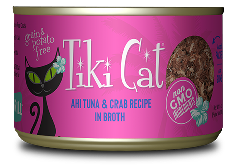 Tiki Cat - Hana Grill - Ahi Tuna & Crab in Broth for Cats