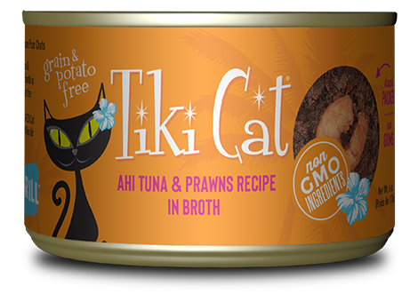 Tiki Cat - Manana Grill - Ahi Tuna & Prawns in Broth for Cats