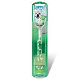 TropiClean - Fresh Breath - Tripleflex Toothbrush For Dogs