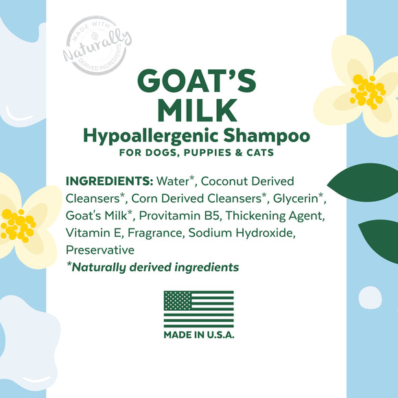 TropiClean  Goat's Milk Hypoallergenic Shampoo For Dogs Near Me Toronto | ARMOR THE POOCH
