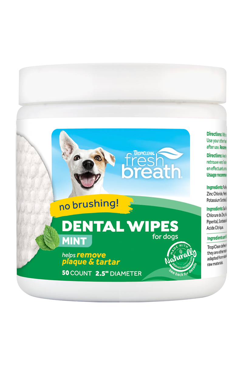 Tropiclean - Fresh Breath - Dental Wipes (For Dogs)