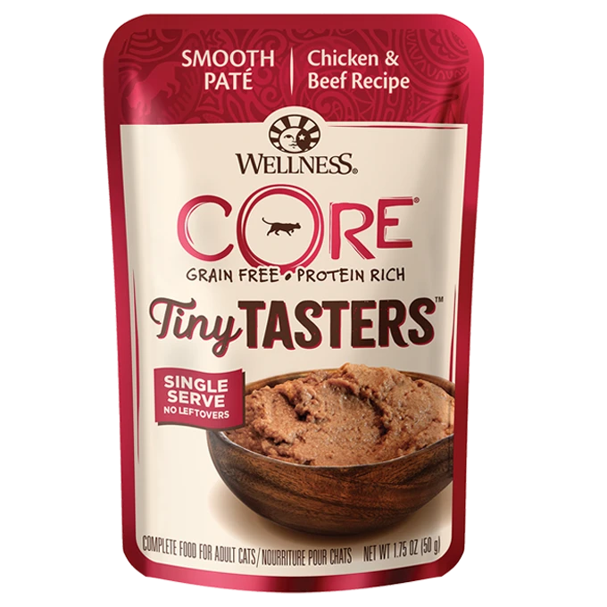 Wellness | Core Tiny Tasters | Chicken & Beef Pate | Wet Cat Food Near Me Toronto | ARMOR THE POOCH