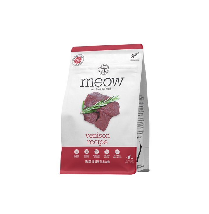 The NZ Natural Pet Food Co. - meow - Air-Dried Venison Recipe (For Cats)