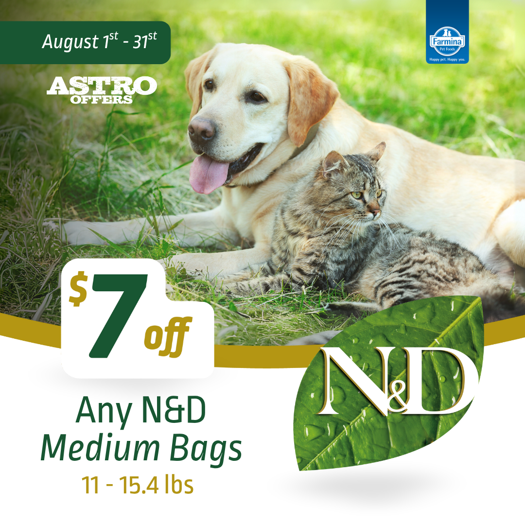Farmina | $7.00 OFF Medium Bags of Farmina N&amp;D Dry Food