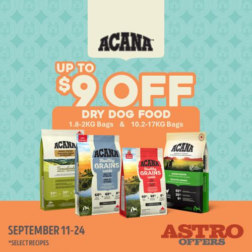 Acana | Dog Food | Up to $9 OFF