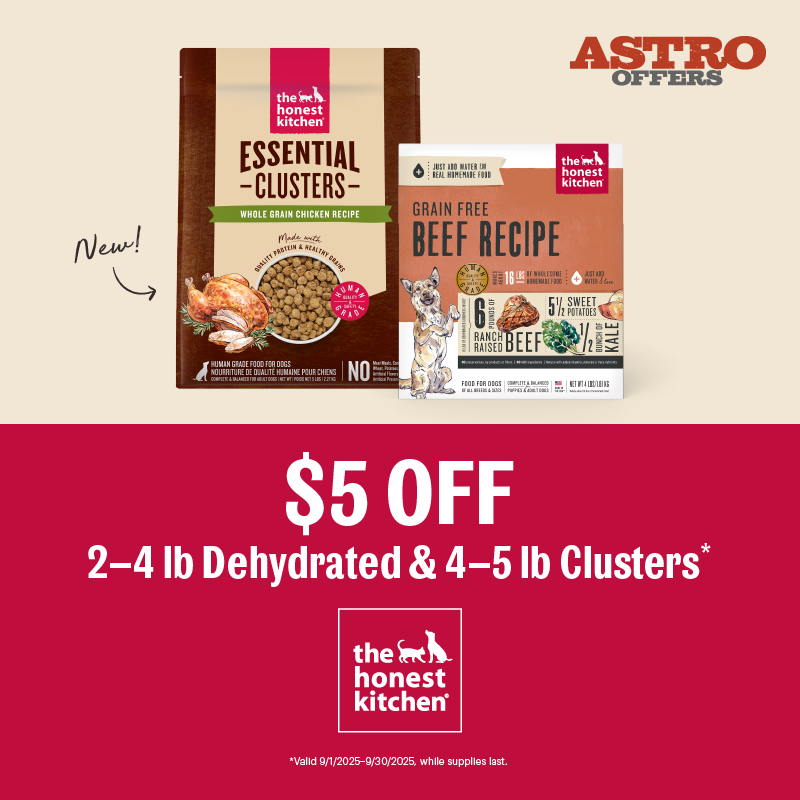 The Honest Kitchen | Dog Food | $5.00 OFF - September