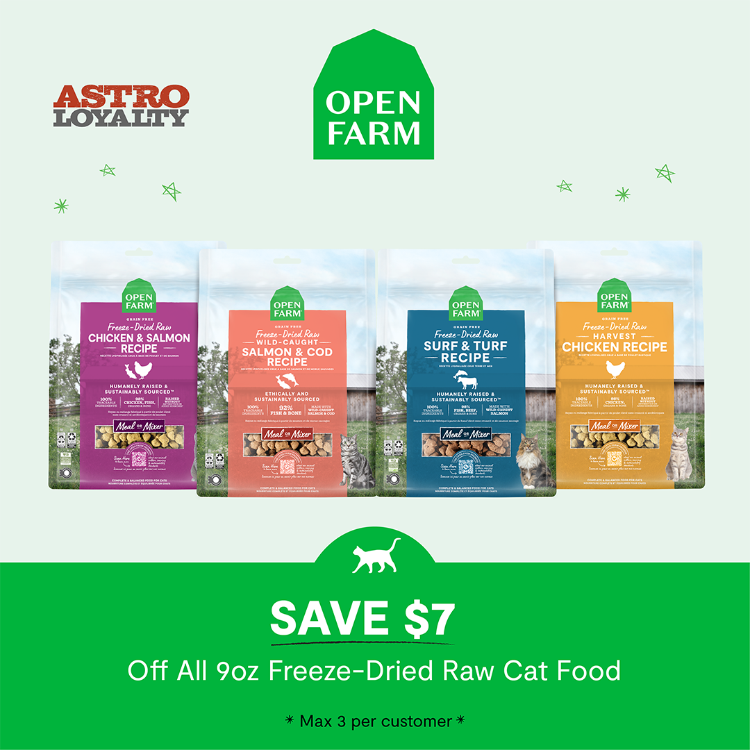 Open Farm | Freeze-Dried Cat Food | $7.00 OFF