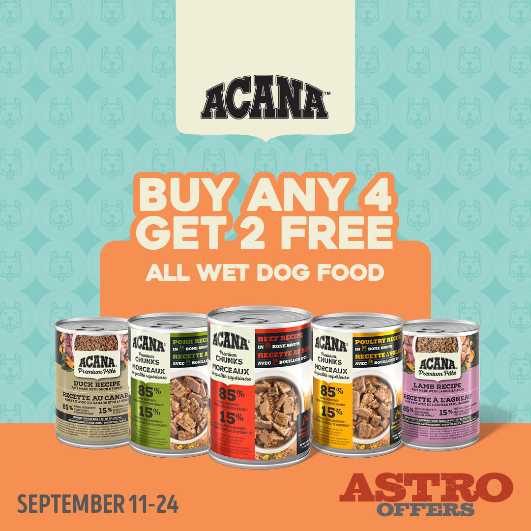 Acana | Wet Dog Food | Buy 4 Get 2 Free
