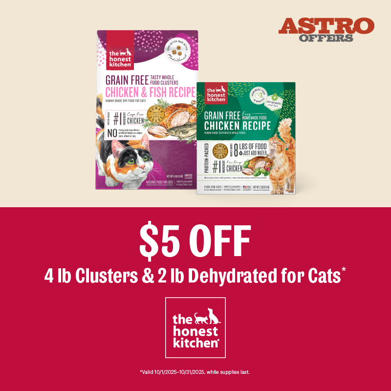 The Honest Kitchen | $5 OFF Cat Food | Cluster & Dehydrated