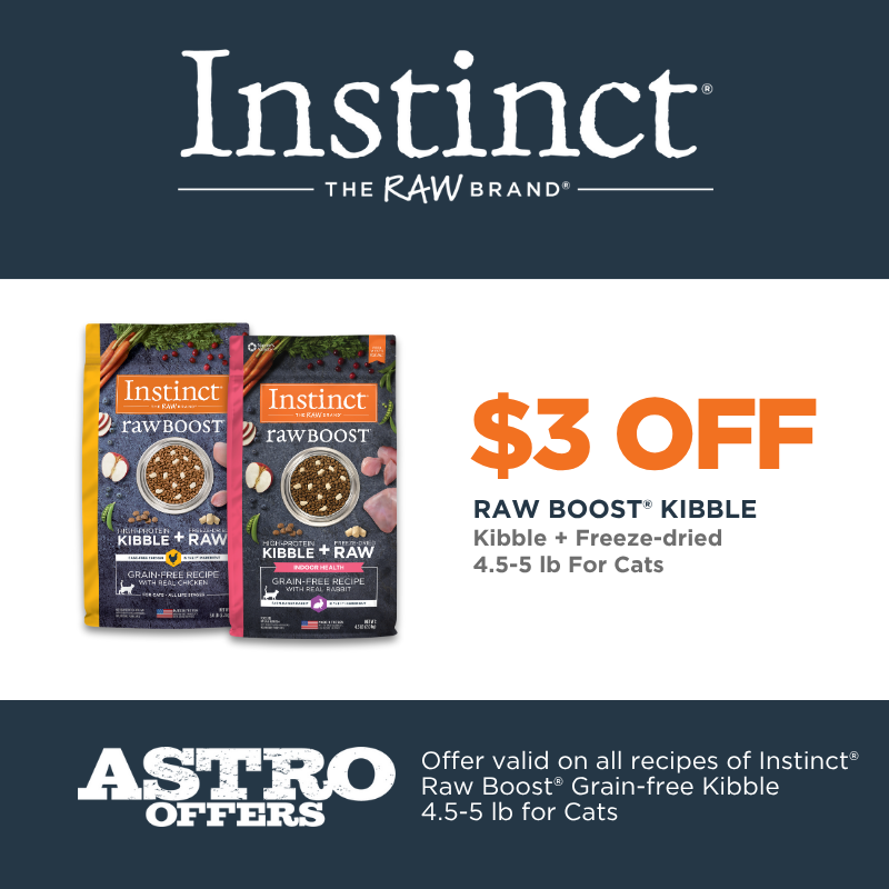 Instinct | Raw Boost Cat Kibble | $3 OFF