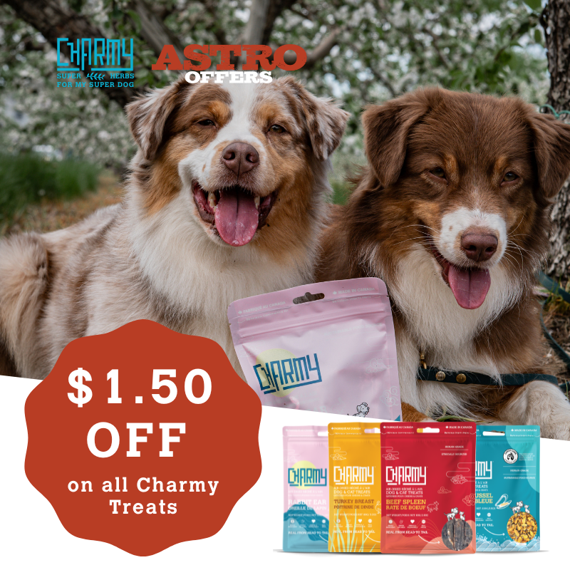 Charmy Pet | Treats for Dogs & Cats | $1.50 OFF