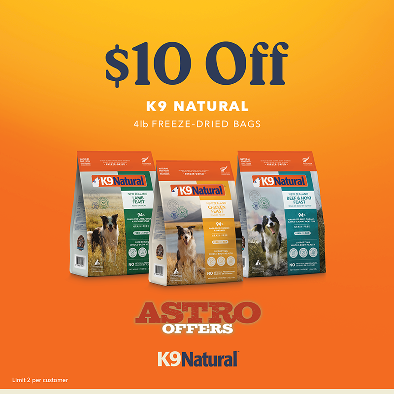 K9 Natural | $10.00 OFF - August