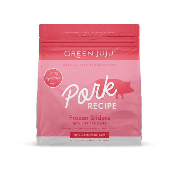 Green Juju Pork Recipe Frozen Patties & Sliders