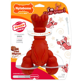 Nylabone Power Chew Lobster dog chew toy 2