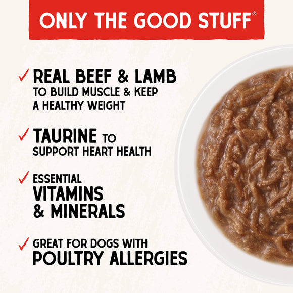 Stella & Chewy's Shredrs Beef & Lamb 2.8oz pouch