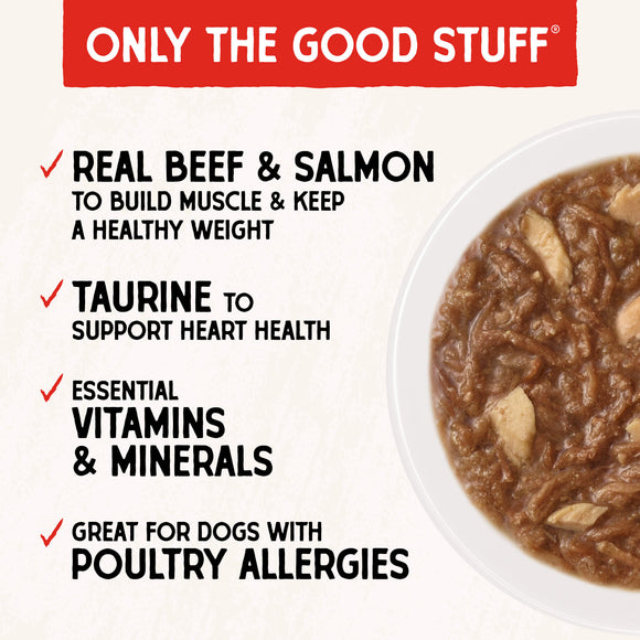 Stella & Chewy's Shredrs Beef & Salmon 2.8oz pouch